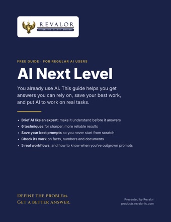Cover of the AI Next Level guide